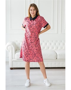 Платье трикотажное Лакоста розовое Инсантрик