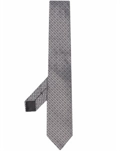 Шелковый галстук с логотипом 4G Givenchy