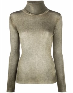 Пуловер в рубчик с высоким воротником Avant toi