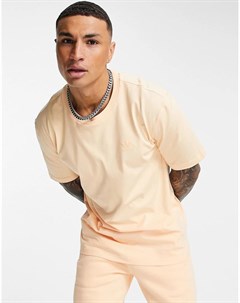 Светло оранжевая футболка adicolor Marshmallow Adidas originals