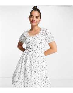 Платье мини с винтажным цветочным принтом Daisy street