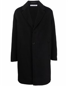 Однобортное пальто с заостренными лацканами Acne studios