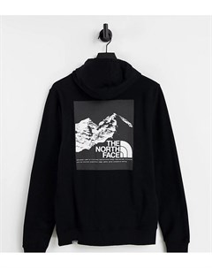 Худи черного цвета с принтом эксклюзивно на ASOS The north face