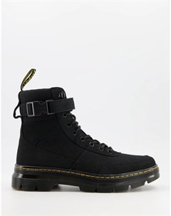 Черные ботинки из технологичного материала Coombs Dr. martens