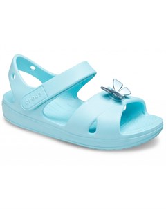 Сандалии для девочек Preschool Classic Cross Strap Sandal Ice Blue Crocs