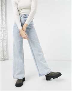 Светло голубые джинсы с широкими штанинами Cotton:on