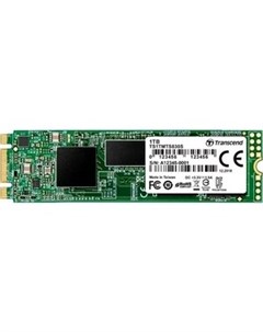 SSD накопитель 1TB MTS830 M 2 2280 SATA 3D TLC with DRAM R W 560 520 MB s Transcend