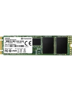 SSD накопитель 256GB MTS830 M 2 2280 SATA 3D TLC with DRAM R W 530 400 MB s Transcend