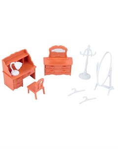 Мебель для кукол Мебель Маленькая гардеробная 10 предметов Mimi stories