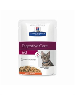 Prescription Diet Cat i d Digestive Care влажный корм для кошек при расстройствах пищеварения и забо Hill`s