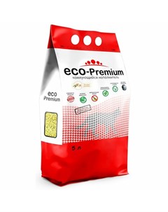 ECO Premium Ромашка наполнитель для кошек любого возраста древесный комкующийся 5 л Eco-premium