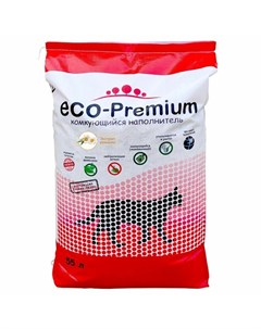 ECO Premium Ромашка наполнитель для кошек любого возраста древесный комкующийся Eco-premium