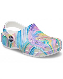 Сабо детские Kids Classic Out of this World II Clog Multi White Crocs