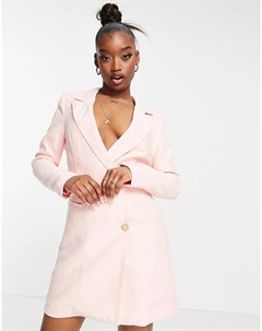 Светло розовое платье блейзер Unique21