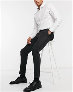 Черные облегающие брюки Asos design