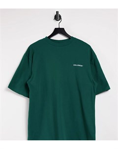 Изумрудно зеленая футболка с логотипом Unisex Collusion