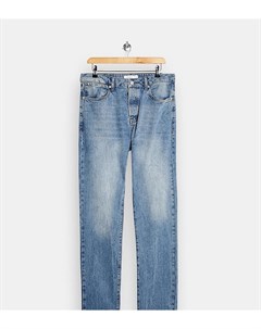 Светлые выбеленные прямые джинсы Tall Topman
