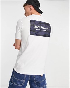 Белая футболка с квадратным логотипом Quamba Dickies