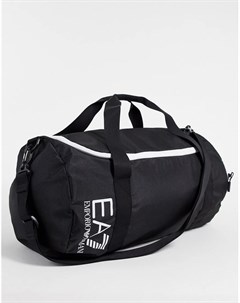 Черная спортивная сумка с логотипом Armani Train Core Ea7
