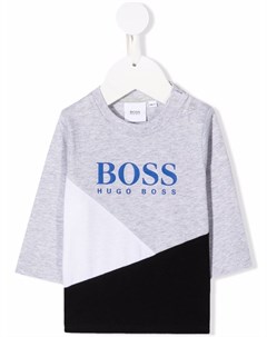 Футболка в стиле колор блок с логотипом Boss kidswear