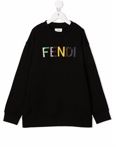 Толстовка с логотипом Fendi kids
