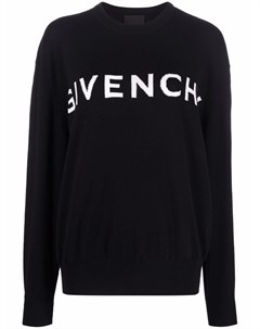 Джемпер вязки интарсия с логотипом Givenchy