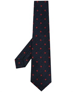 Шелковый галстук в горох Kiton