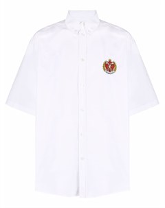 Рубашка с вышитым логотипом Balenciaga