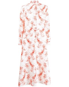 Платье рубашка с цветочным принтом Valentino