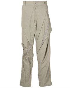Прямые брюки с контрастной отделкой A-cold-wall*