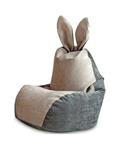 Кресло Зайчик серый Dreambag
