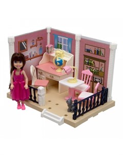 Игровой набор Уютная квартирка с куклой 200828824 Хэппиленд