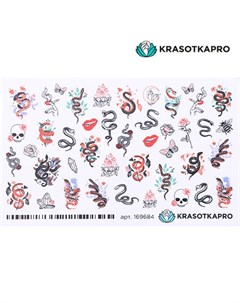 Слайдер дизайн 169684 Красные и черные змеи Krasotkapro