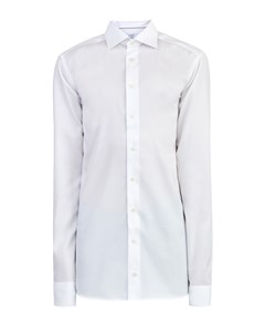 Рубашка кроя Contemporary из фактурного твила с удлиненными рукавами Eton
