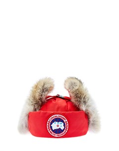 Шапка ушанка с мехом койота и пуховым утеплителем Canada goose