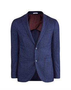 Пиджак в неаполитанском стиле из шерсти и шелка Luciano barbera