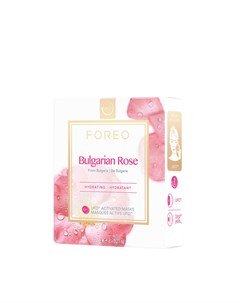 Увлажняющая смарт маска с розовой водой Bulgarian Rose 6 шт Foreo