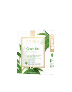 Очищающая смарт маска для лица Green Tea 6 шт Foreo