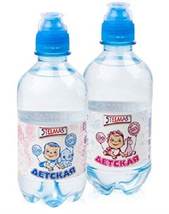 Вода питьевая Детская Спорт негазированная 0 33л Stelmas