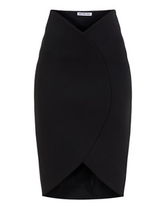 Черная юбка с асимметричным подолом Balenciaga
