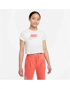 Подростковая футболка Sportswear Cropped Futura Tee Nike