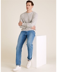 Прямые джинсы с добавлением эластичного волокна Marks Spencer Marks & spencer