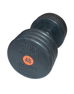 Гантель профессиональная хром резина 48 кг IK 500 48 Iron king