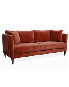Двухместный диван evelyn красный 200x88x86 см Icon designe