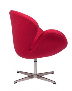Кресло swan красный 74x82x65 см Icon designe