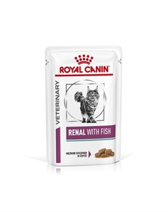 Renal Влажный лечебный корм для кошек при заболеваниях почек с рыбой 85 гр Royal canin
