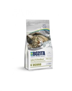 Indoor Sterilized Сухой корм для стерилизованных и домашних кошек 2 кг Bozita