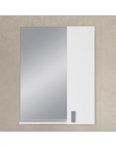 Зеркало шкаф Вита 65 белый глянец 1marka