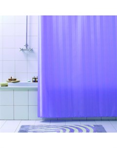Штора для ванной Rigone лиловая 180х200 Bacchetta