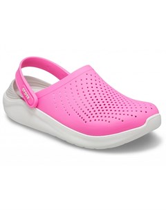 Сабо LiteRide Clog electrique Pink Almost White Crocs